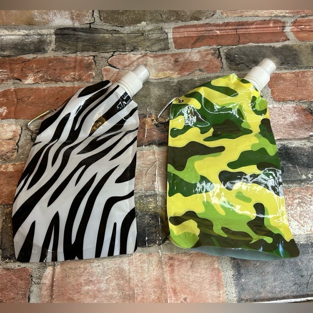 5 for $25🔥Clip On Water Pouch‎ Bottle- Bundle of 2